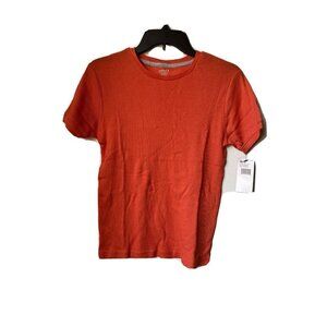 French Toast Girls' Short Sleeve Crewneck T-Shirt Sz 10/12 Bright Orange NWT (C9